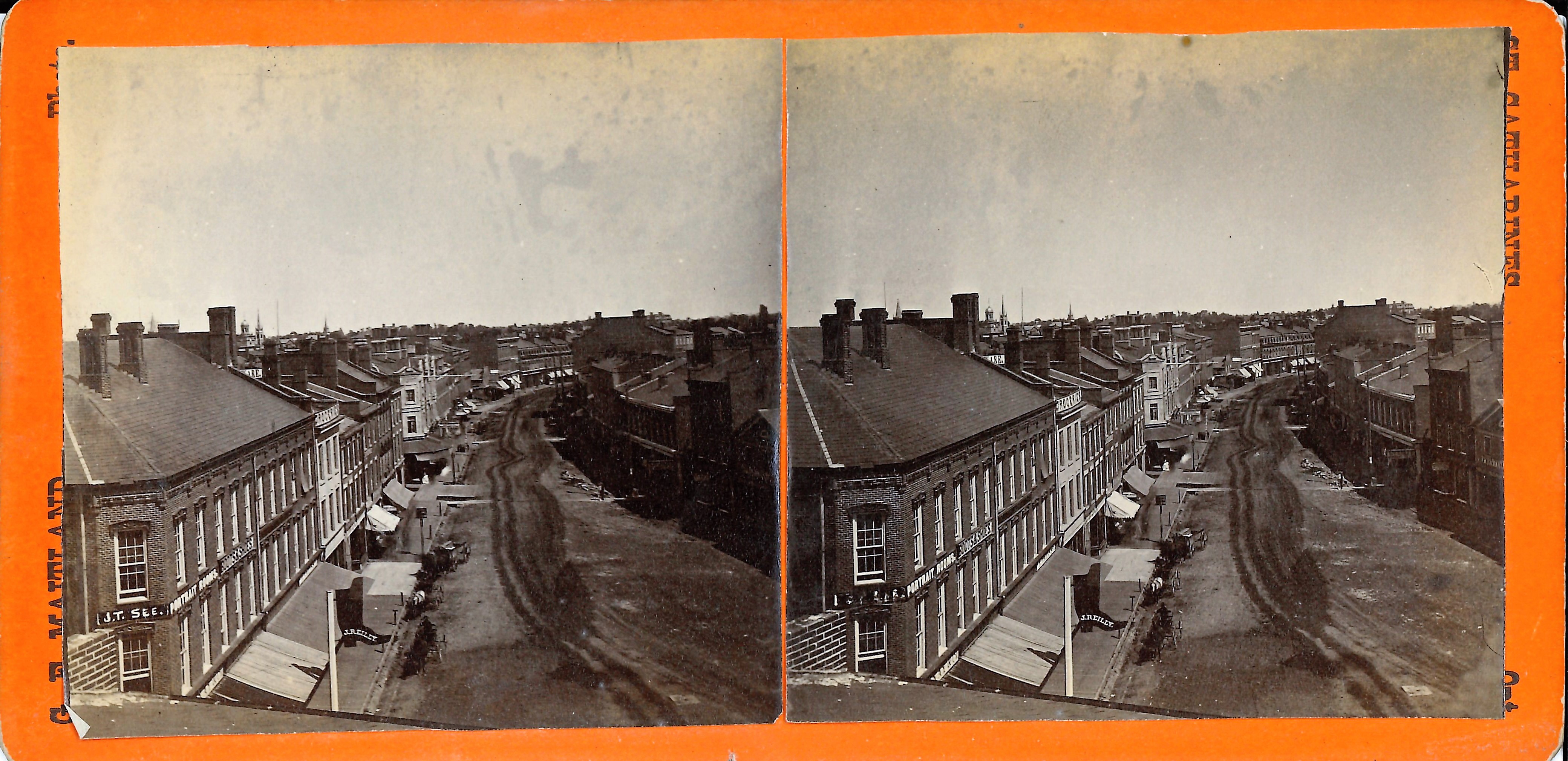View looking east down St. Paul Street