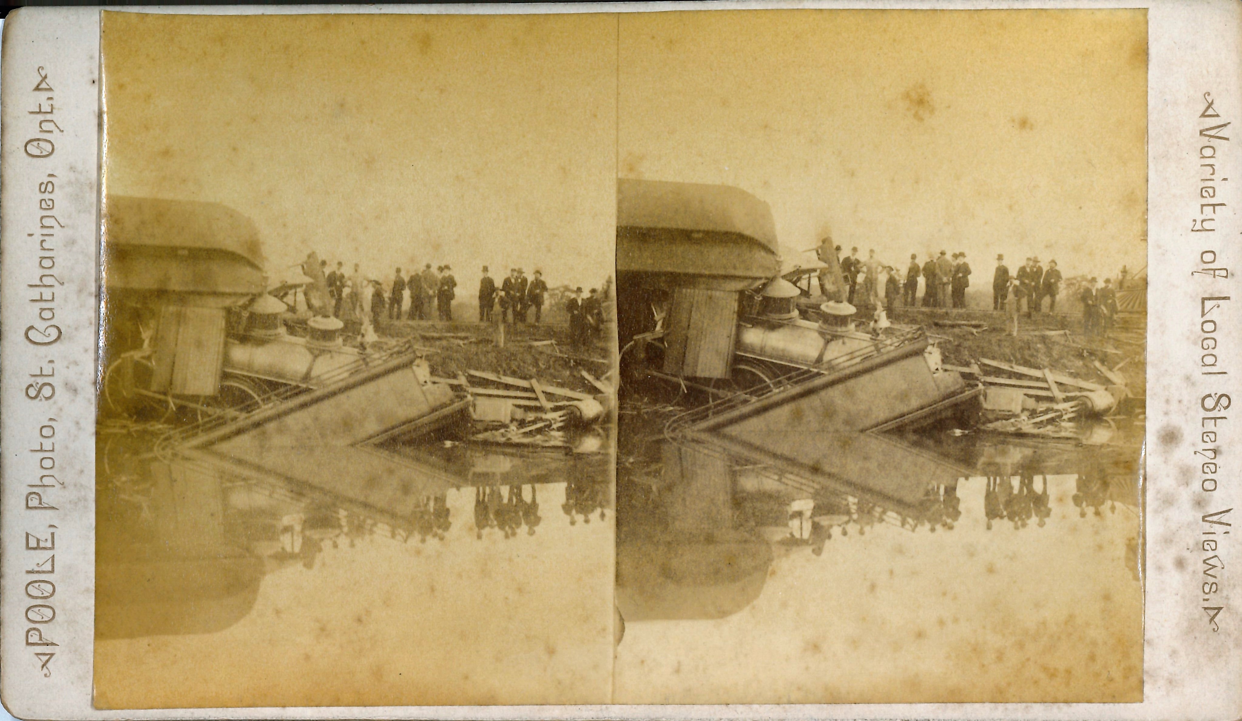 Train crash photo taken by Edwin Poole